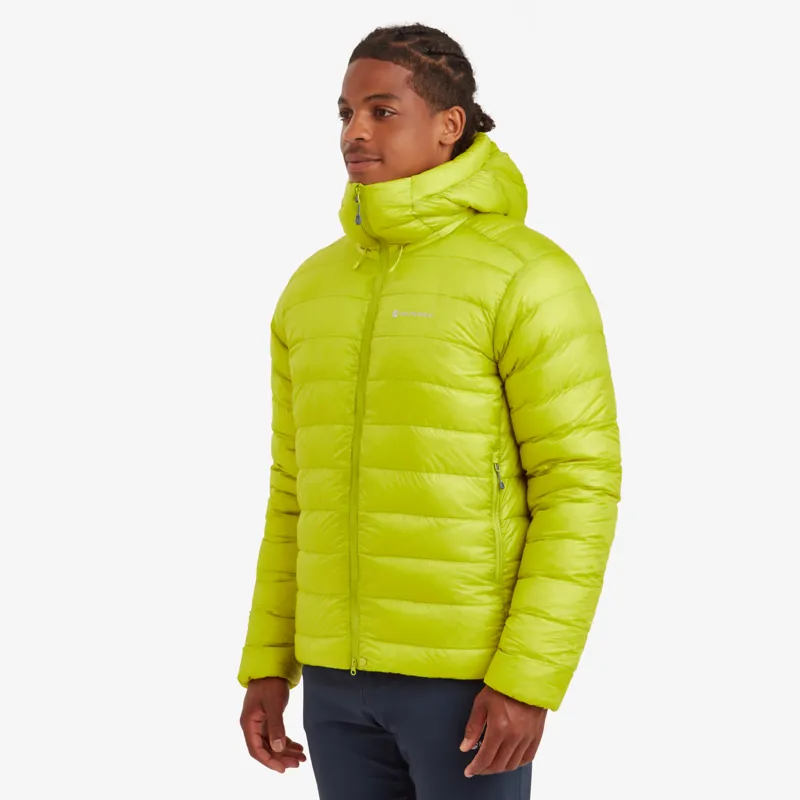 Montane Mens Alpine 850 Hoodie Citrus Spring-5